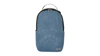 Pre-owned Sprayground Stone Wash 3d Shark Backpack In Multi