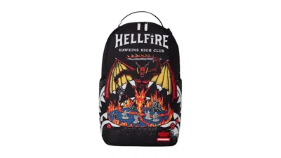 Pre-owned Sprayground Stranger Things Hellfire Backpack In Multi