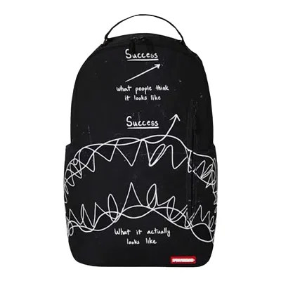 Pre-owned Sprayground Success Scribble Shark Is Imminent Dlxv Backpack 'black/white' | Men's Size Onesize
