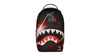 Pre-owned Sprayground Superman Heat Vision Backpack In Multi