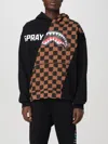 Sprayground Diag Split Sip Vanquish Hoodie In Braun
