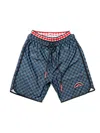 Sprayground Swimsuit Sea And Pool Man  Sp501 Checkered Midi Blk In Blue