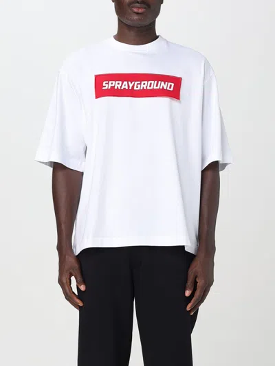 Sprayground T-shirt  Men Color White