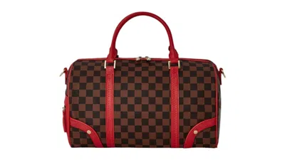 Pre-owned Sprayground Takeover The Throne Mini Duffle In Multi