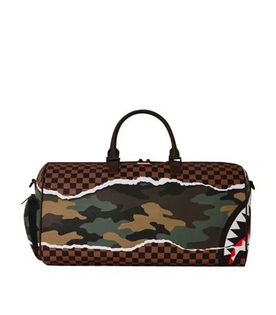 Sprayground Tear It Up Camo Reisetasche In Braun