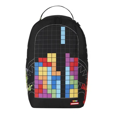Pre-owned Sprayground Tetris With Diablo And Money Bear Backpack 'multicolor' | Multi-color | Men's Size Onesi