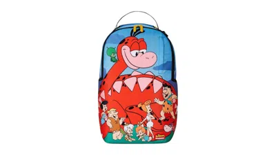 Pre-owned Sprayground The Flintstones Dino Slide Backpack In Multi