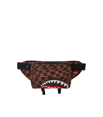 Sprayground The Hangover Shark Cargo Belt Bag In Braun