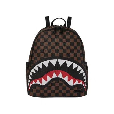 Pre-owned Sprayground The Private Jet Shark Club Savage Backpack 'multicolor' | Multi-color | Men's Size Onesi