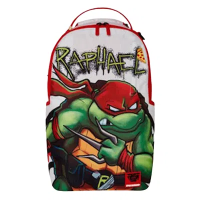 Pre-owned Sprayground Tmnt Raphael Heatwave Dlxr Backpack 'raphael Red/heatwave Graphic' | Multi-color | Men's In Multicolor