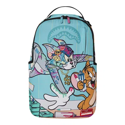 Pre-owned Sprayground Tom & Jerry Can't Catch Me Dlxsr Backpack 'multicolor' | Multi-color | Men's Size Onesiz