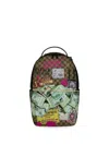 Sprayground Torn Packaging Rmx Backpack In Brown