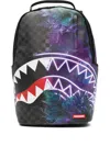 Sprayground Treehouse Party Dlxsv Tropical-print Backpack In Black