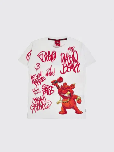 Sprayground T-shirt Kids In White