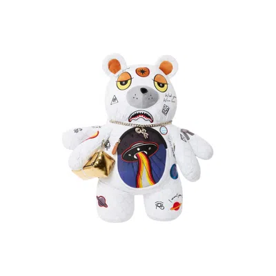 Pre-owned Sprayground Ufo Spaced Out Moneybear Teddybear Backpack 'multicolor' | Multi-color | Men's Size Ones