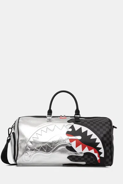 Sprayground Unisex Adult Bag  Silver Side Drip Unisex In Black
