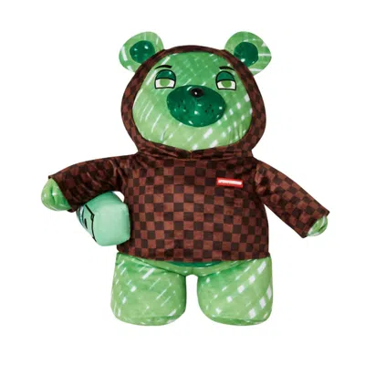 Sprayground Unisex Fade Away Hoodie Moneybear Teddybear Backpack In Sharks In Paris In Multi