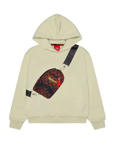 Sprayground Unisex Mini Takeover The Throne Sweatshirt In Neutral