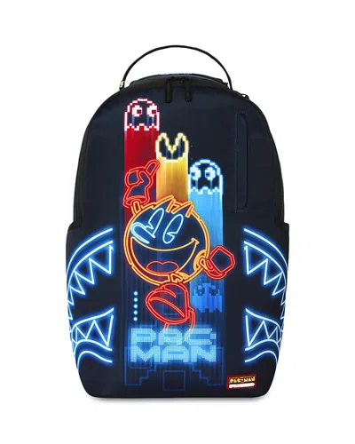 Sprayground Kids' Unisex Pac-man Neon Shark Backpack In Multi