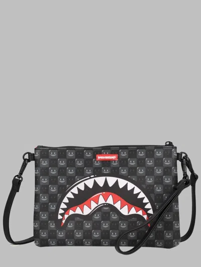 Sprayground Unisex Pvc Clutch Bag In Gray