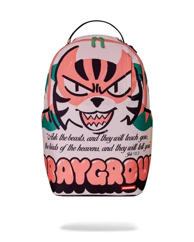 Sprayground Untamed Tiger Face Dlxr B7520 Unisex Large Multicolor Backpacks Gbs5 In Orange