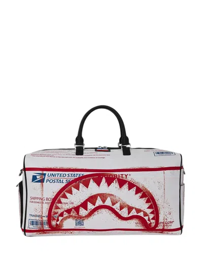 Sprayground Usps Shipping Box Duffle Bag In Neutral