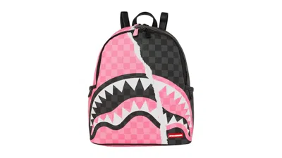 Pre-owned Sprayground Venom Crush Savage Backpack In Pink/black In Multi