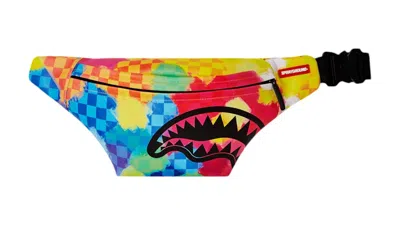 Pre-owned Sprayground Vivid Livid And Splivid Savvy Crossbody In Multi