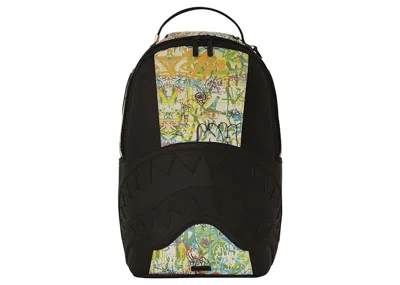 Pre-owned Sprayground Vivid Raceway Graffiti Dlxsv Backpack In Black