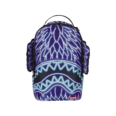 Pre-owned Sprayground Wings Of The Neon Slayer Dlx Backpack 'multicolor' | Multi-color | Men's Size Onesize