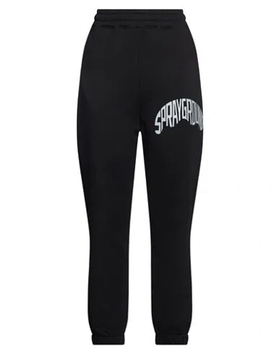 Sprayground Woman Pants Black Size M Cotton