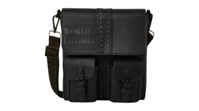 Pre-owned Sprayground World Explorer Entrepreneur Messenger Bag In Multi