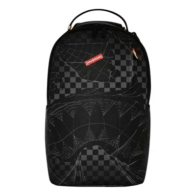 Sprayground World Wide Web Dlxsv Backpack 'multicolor' In Black