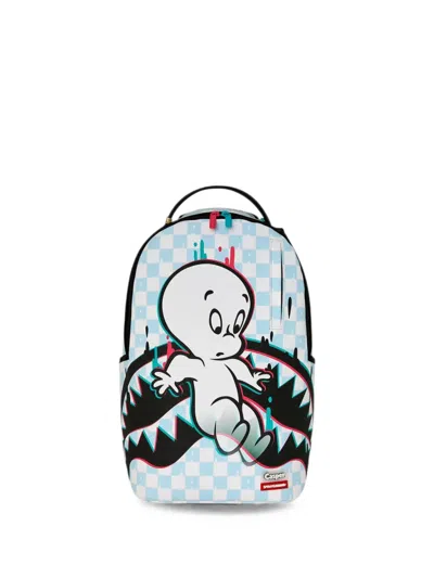 Sprayground X Casper Fade Away Backpack In Purple
