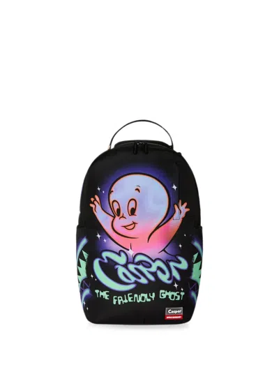 Sprayground Kids' X Casper Neon Spraypaint Backpack In Multi