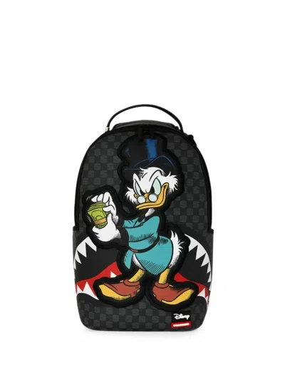 Sprayground X Disney Scrooge Counting Money Backpack In Black