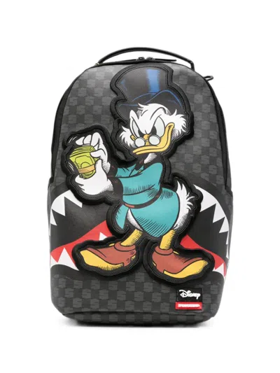 Sprayground X Disney Scrooge Counting Money Backpack In Black