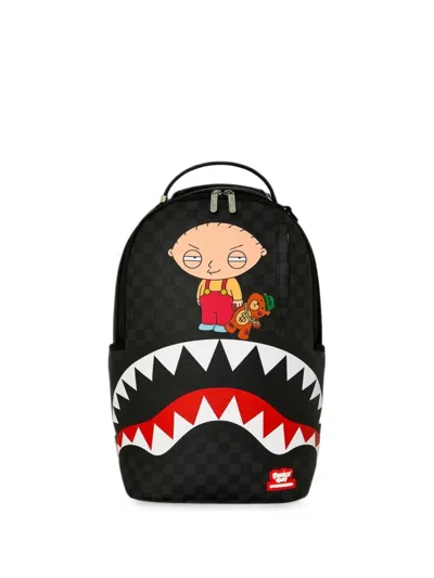 Sprayground X Family Guy Stewie Money Shark Backpack In Red