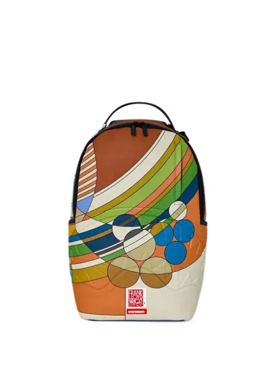 Sprayground X Frank Lloyd Wright March Balloons Backpack In Brown