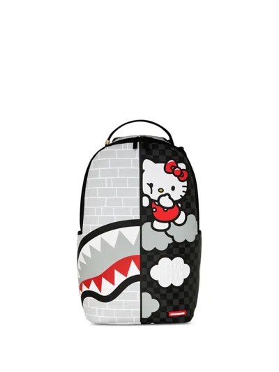 Sprayground X Hello Kitty Brick Wall Split Backpack In White