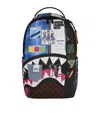 Sprayground X London Fashion Week Graffiti Backpack In Multi