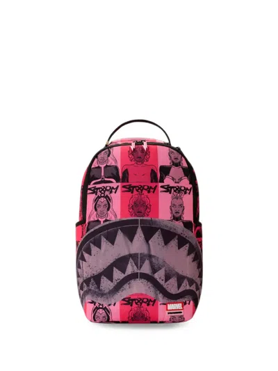 Sprayground Kids' X Marvel Storm Nyc Posters Backpack In Pink