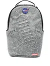 Sprayground X Nasa Step Into The Future Backpack In Gray