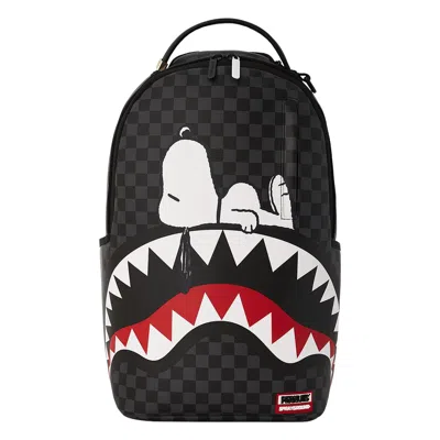 Pre-owned Sprayground X Peanuts Snoopy Sunday Chilling Dlxv Backpack 'black/grey' | Men's Size Onesize