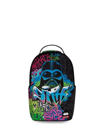 Sprayground Kids' X Star Wars Vader Graffiti-print Backpack In Multi