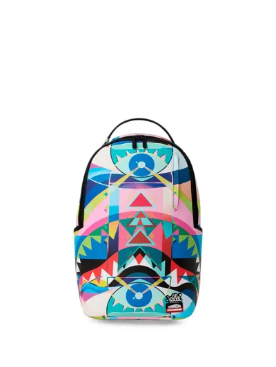 Sprayground X Wynwood Walls Elle Street Art B Ball Court Backpack In Multi