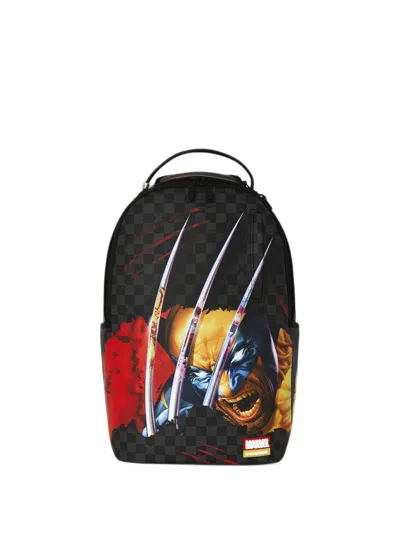 Sprayground Xmarvel Wolverine Sharkmouth Backpack In Black