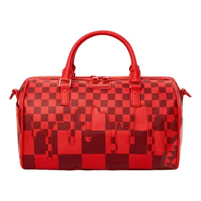 Sprayground Xtc Sharks In Wonderland Mini Duffle 'multicolor' In Red