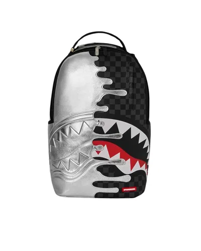Sprayground Zaino Silver Side Drip