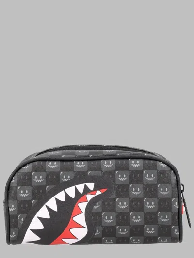 Sprayground -inspired Mini Clutch Bag In Gray